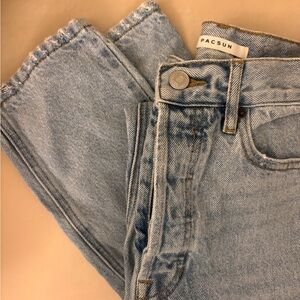 PacSun Women's Light Blue Ultra High Rise Slim Fit Jean